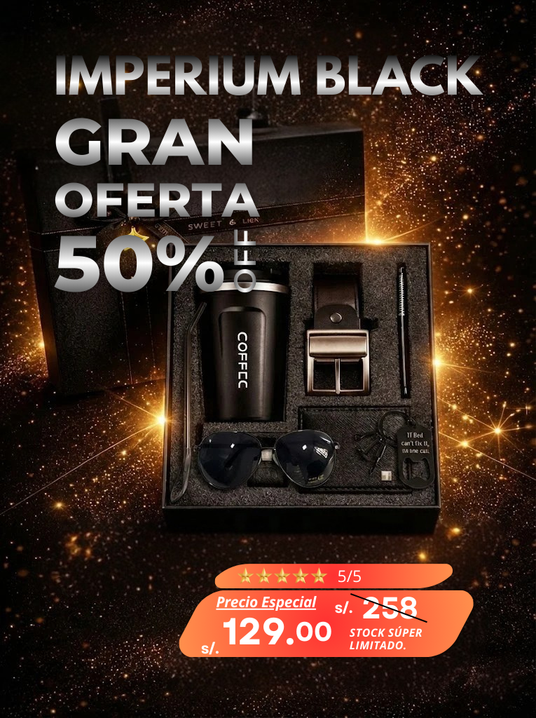 Pack Ejecutivo 6 en 1 – Regalo de Lujo para Hombre