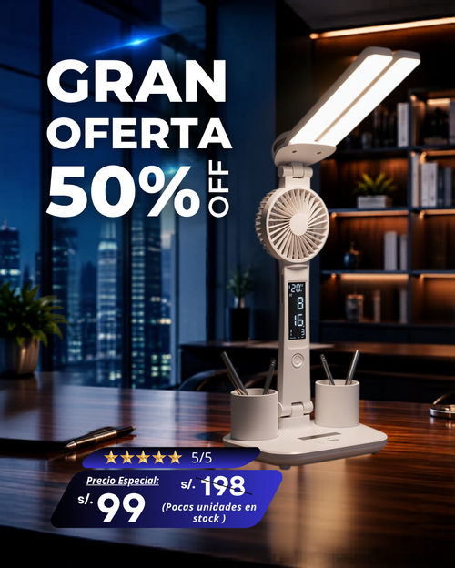 Lampara Led inalámbrica - Multifuncional 5 en 1