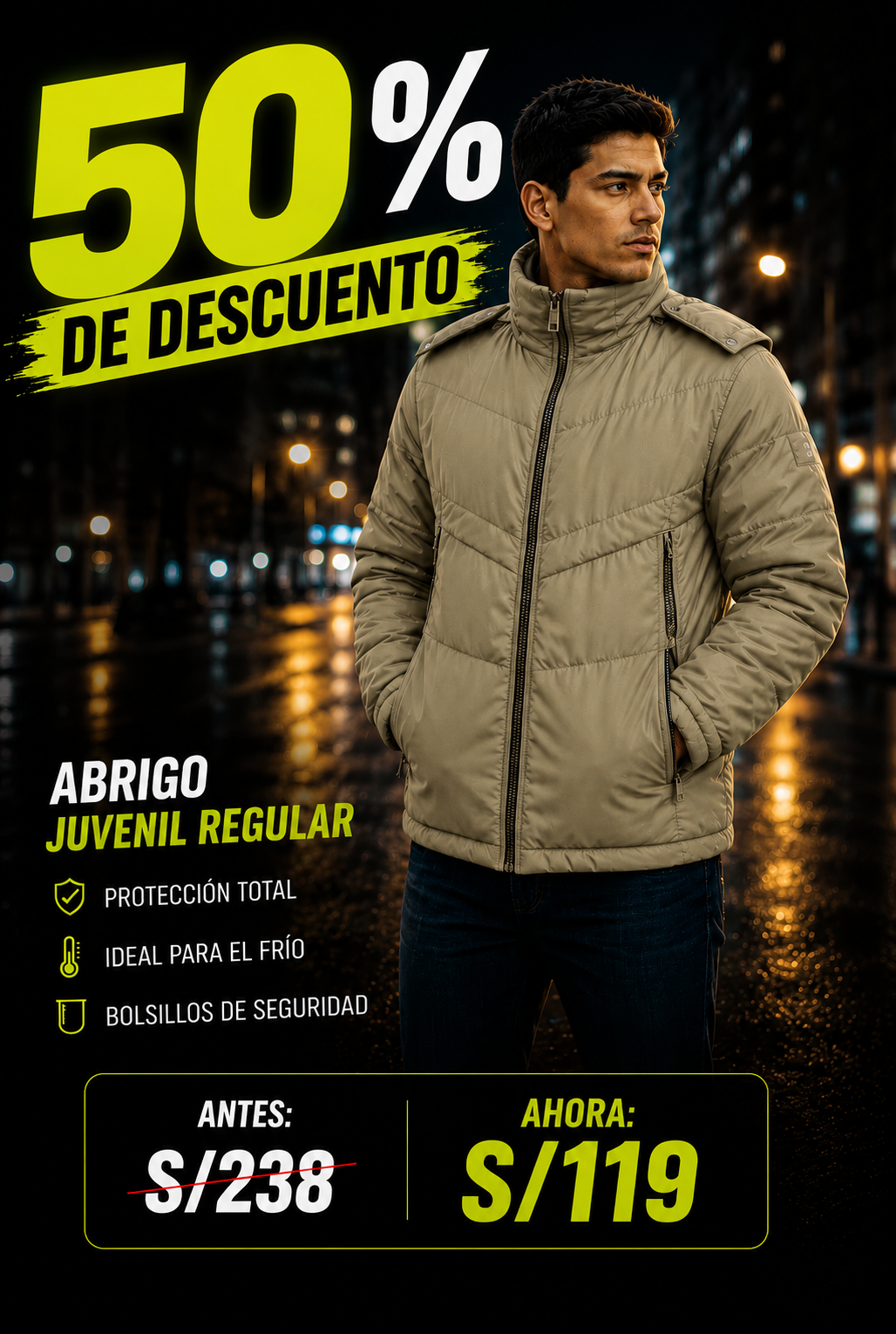 Casaca Milano - Abrígate con estilo y diseño europeo