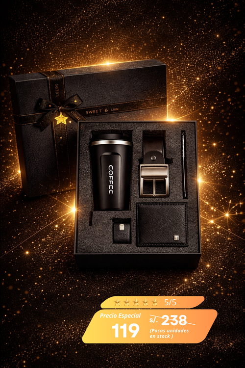 Pack Ejecutivo 6 en 1 – Regalo de Lujo para Hombre