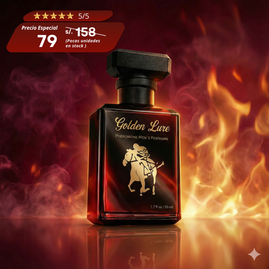 Golden Lure: Perfume con Feromonas de Atracción