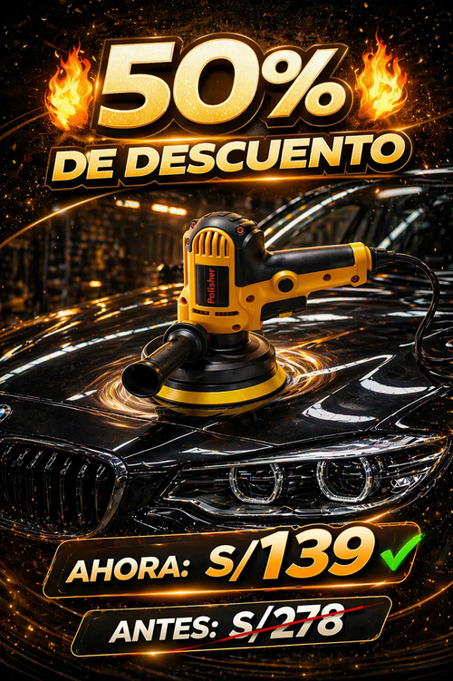 Tu auto como nuevo: Pulidora Profesional 700W™
